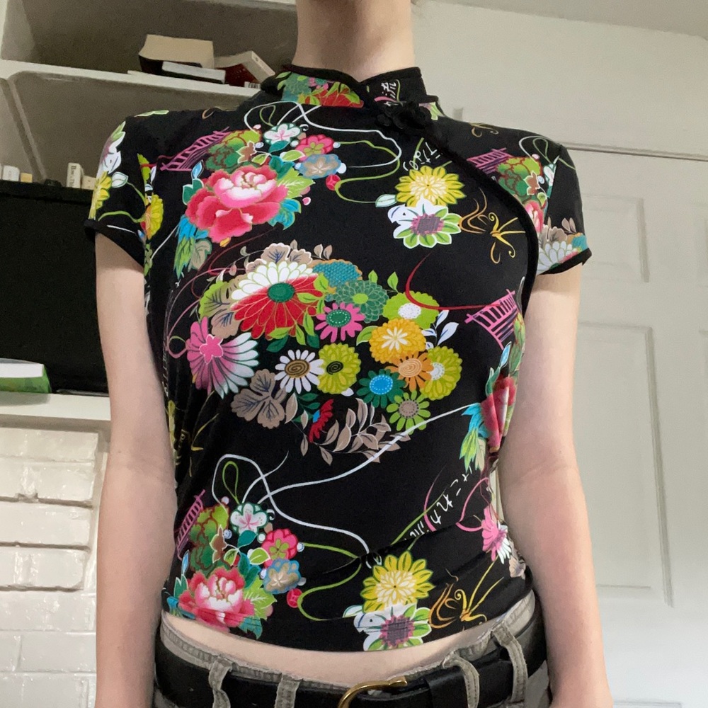 Y2K Chinese style top
